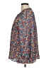 Tucker 100% Silk Blue 3/4 Sleeve Silk Top Size M - photo 5