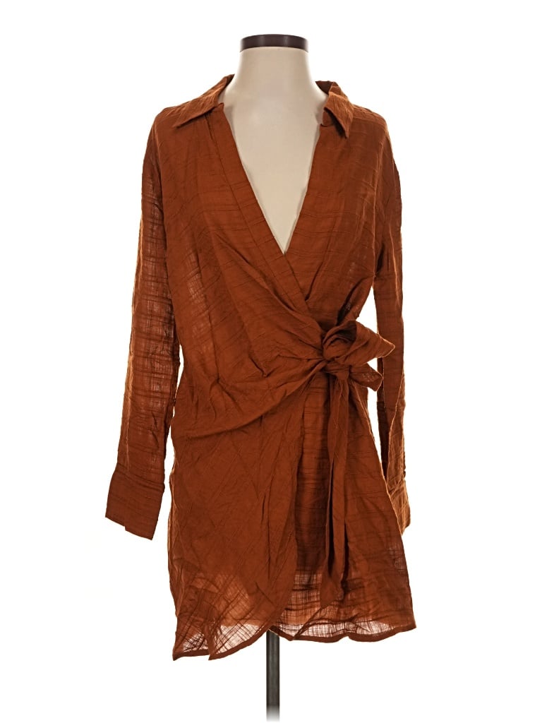 Pre-owned L*space Casual Dress In Brown