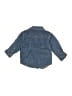 Old Navy 100% Cotton Blue Long Sleeve Button-Down Shirt Size 6-12 mo - photo 2