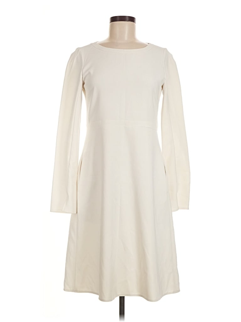 Pre-owned Luisa Cerano Casual Dress In Ivory