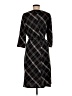 Tacera Argyle Black Casual Dress Size M - photo 2