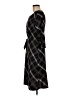 Tacera Argyle Black Casual Dress Size M - photo 5