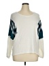 Falls Creek Color Block White Pullover Sweater Size 1X - photo 1