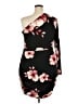 Bold Elements Print Black Cocktail Dress Size XXL - photo 2