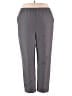 Alfred Dunner Solid Gray Dress Pants Size 18 - photo 1