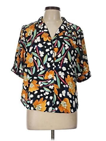 Nic + Zoe Short Sleeve Blouse (view 1)