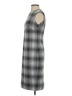 Adrienne Vittadini Plaid Gray Casual Dress Size 4 - photo 5