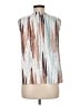 Unbranded 100% Polyester Silver Sleeveless Blouse Size M - photo 2