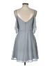 Dee Elly 100% Polyester Solid Gray Cocktail Dress Size L - photo 2