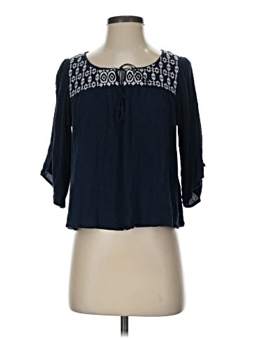Aeropostale 3/4 Sleeve Blouse (view 1)