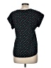 Papermoon 100% Polyester Hearts Black Short Sleeve Top Size M (petite) - photo 2