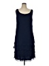 SLNY 100% Polyester Blue Cocktail Dress Size 16 - photo 1