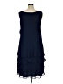 SLNY 100% Polyester Blue Cocktail Dress Size 16 - photo 2