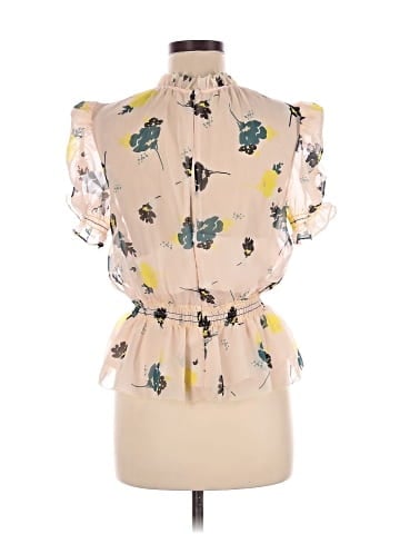 Self-Portrait Short Sleeve Blouse (view 2)