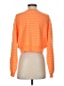 Pilcro 100% Cashmere Stripes Orange Cashmere Pullover Sweater Size XS - photo 2