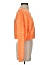 Pilcro 100% Cashmere Stripes Orange Cashmere Pullover Sweater Size XS - photo 4