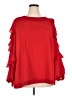 Gibson Latimer 100% Polyester Red Long Sleeve Blouse Size 2X - photo 1