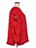 Gibson Latimer 100% Polyester Red Long Sleeve Blouse Size 2X - photo 4
