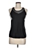 Lucky in Love Color Block Solid Black Active Tank Size M - photo 1