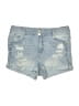 BLUE SPICE Blue Denim Shorts Size 13 - photo 1