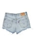 Levi's 100% Cotton Blue Denim Shorts Size 26 waist - photo 2