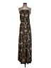 Yahada Paisley Gold Cocktail Dress Size XS (estimated) - photo 1