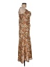 Forever 21 100% Polyester Paisley Brown Casual Dress Size M - photo 4
