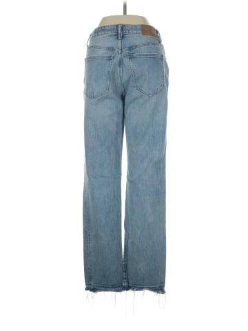 Madewell The Curvy '90s Straight Mid-Rise Jean in Barbosa Wash (view 2)