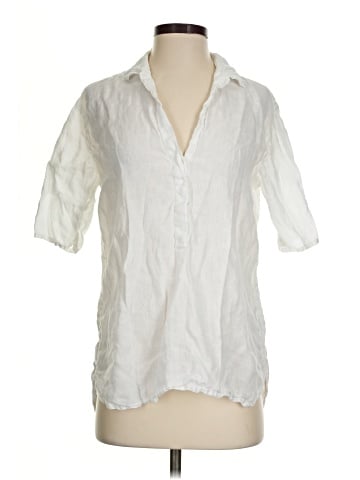 James Perse Short Sleeve Blouse (view 1)