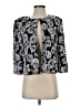 St. John Floral Black Blazer Size 4 - photo 1