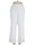 Samantha Grey 100% Polyester Solid White Casual Pants Size 16 - photo 1