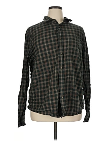 Banana Republic Factory Store Long Sleeve Button-Down Shirt (view 1)