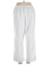 Samantha Grey 100% Polyester Solid White Casual Pants Size 16 - photo 2