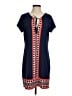 Lands' End Blue Casual Dress Size S - photo 1