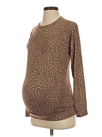Beyond the Bump by Beyond Yoga Long Sleeve T-Shirt (view 1)