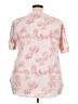 wonderly Pink Short Sleeve Blouse Size 3X - photo 2
