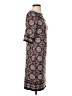 Max Studio Print Brown Casual Dress Size XS - photo 4