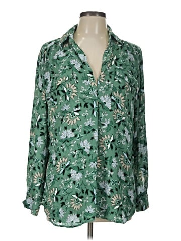 Ann Taylor Long Sleeve Polo (view 1)
