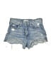 GRLFRND 100% Cotton Blue Denim Shorts Size 27 waist - photo 1