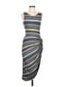 Bailey 44 Stripes Gray Casual Dress Size M - photo 1