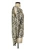 Chaser Animal Print Tan Pullover Sweater Size S - photo 4