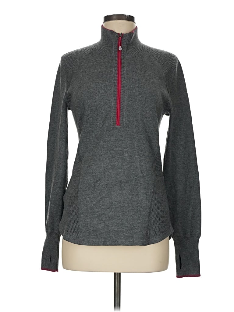 Pre-owned Eddie Bauer Pullover Sweater In Gray