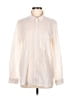 Versona 100% Cotton Stripes Ivory Long Sleeve Button-Down Shirt Size M - photo 1