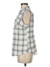 Roz & Ali Silver Sleeveless Blouse Size M - photo 5