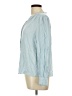 wonderly Blue Long Sleeve Blouse Size L - photo 5