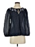 Point Sur Black 3/4 Sleeve Blouse Size S - photo 1