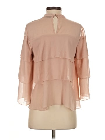 Aqua 3/4 Sleeve Blouse (view 2)