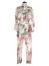 Zimmermann 100% Linen Floral Pink White Jumpsuit Size 10 (3) - photo 1