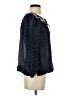 Point Sur Black 3/4 Sleeve Blouse Size S - photo 4