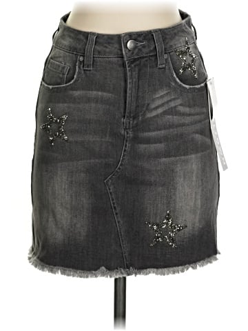 Tinseltown Denim Skirt (view 1)